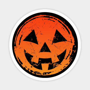 Jack O Lantern Pumpkin Face Magnet